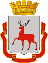 Полный герб города Нижнего Новгорода