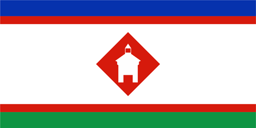 Флаг города Якутска Республики Саха